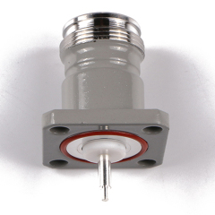 N Jack 4 hole Flange Mount Receptacle