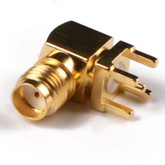 SMA Female RA Connector Solder Attachment for PCB