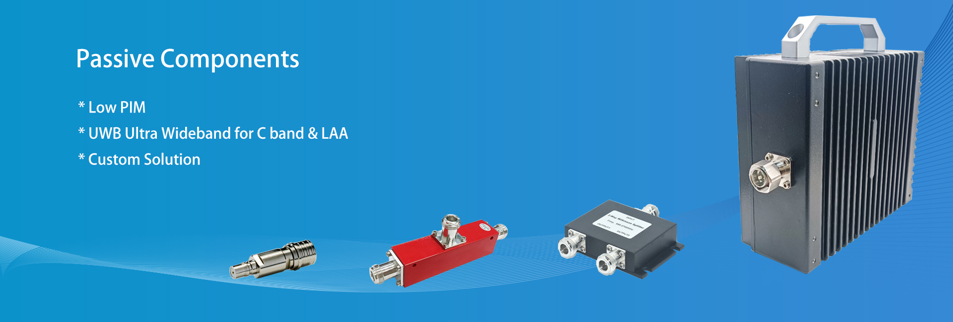 Passive Component, attenuator, termination load, tapper, coupler, diplexer