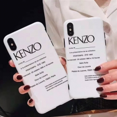 ケンゾー kenzo iphone xr/xs maxケース オシャレ 簡約 iphone x/テンエスケース ペア アイフォン 8/7/6s plusケース かわいい