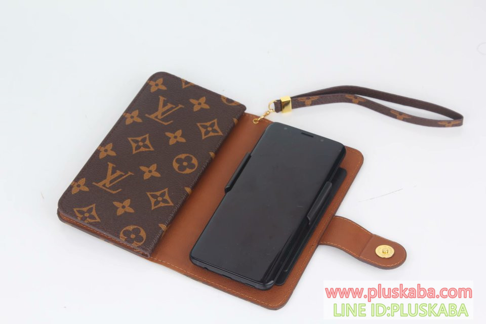LV Galaxy s10 plus カバー手帳型 レザー