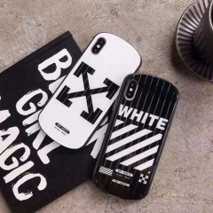 オフホワイト アイフォン xi xs max xr 衝撃ケースオシャレ Off-White  iPhonexs x 11 10 スマホカバー アイフォン8/7プラス 曲線カバー オリジナル オリジナル