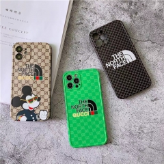 Gucci The North Face 新型 iPhone12 ケース  ソフトtpu iphone 11 pro ケース シンプル iphone xr/xs max ケースかわいい