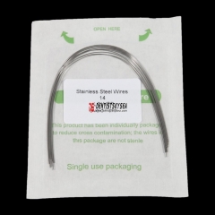 10 Box Orthodontic Dental Stainless Steel Arch Wires Round 14 Lower