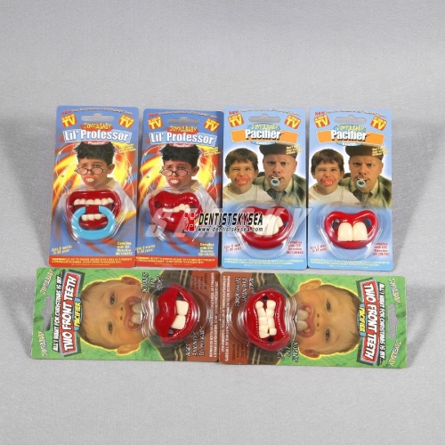 6PCS Baby Girl Toy Infant Pacifier Orthodontic Funny Nipples Soother baby Nipple Red