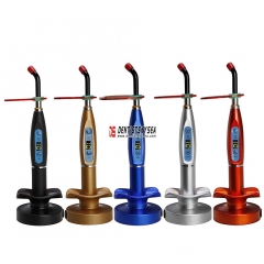 Dental 5W/1500 MW Corldless Wireless LED Curing Light 5 colour  T1