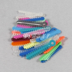 10 Packs 10400 Mixed Color Dental Orthodontic Ligature Ties (1040pcs)