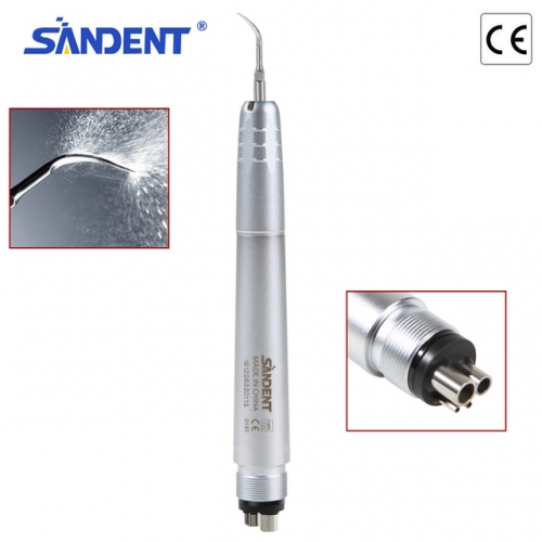 Dental Ultrasonic Air Perio Scaler Handpiece 4 Hole + 3 Scaling Tips for Dentist