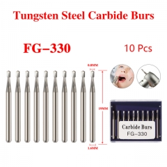 Dental Carbide Burs FG # 330 Pear for High Speed Handpiece 10 per package