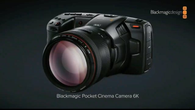 Blackmagic Pocket Cinema Camera 6K Announced – Super 35 Sensor and EF Mount