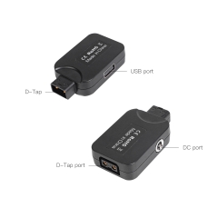 V Mount Battery Adapter with D-Tap Port USB Interface DC port