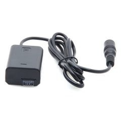 Sony NP-FW50 2.1mm full decoding Dummy battery (straight cable)