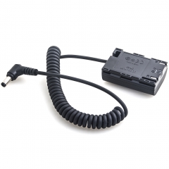 Canon LP-E6 full decoding Dummy battery (Coiled cable)