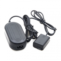 Sony NP-FW50 full decoding Dummy battery + AC-PW20 power adapter (US standard)