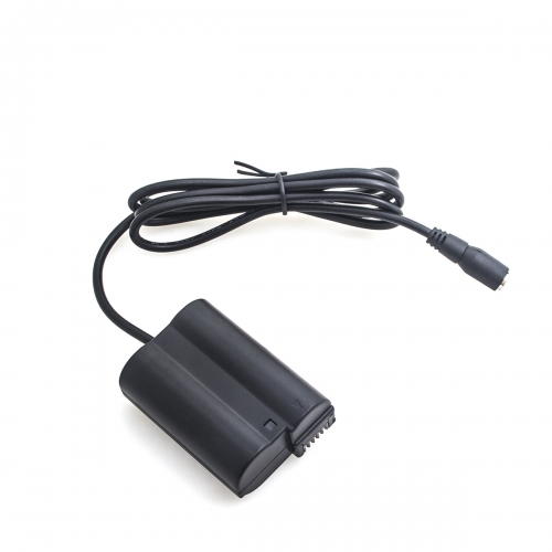 Nikon EN-EL15 full decoding Dummy battery (straight cable)