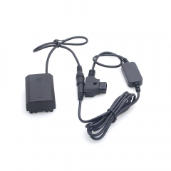 Sony NP-FZ100 full decoding Dummy battery + D-TAP (straight cable)