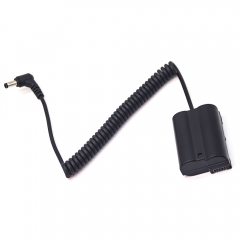 Nikon EN-EL15 full decoding Dummy battery (Coiled cable)