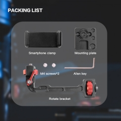 Gimbal rotable Bracket with bi-directional rotable for DJI Ronin s/sc RS2/RSC2/RS3 PRO Zhiyun Crane 2s/3s/weebill s/weebill 2