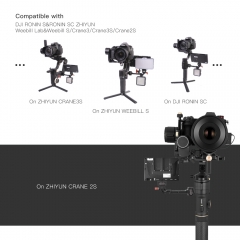 Rotatable Mounting Bracket for DJI RONINS/SC/RS2/RS3 PRO/RSC2 ZHIYUN Weebill S /Lab/Crane3S/Crane2S