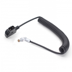 Coiled D-Tap to RED KOMODO Camera Power Cable 0.35-0.5m