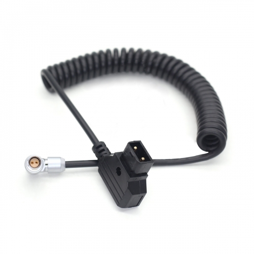 Coiled D-Tap to RED KOMODO Camera Power Cable 0.35-0.5m