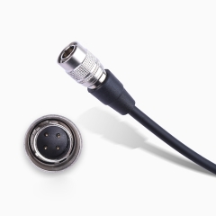 Coiled 0.5-1.5m D-Tap to HIROSE Power Cable for ZOOM Sound Devices F4 F8