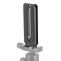 DF-8131 Arca Standard Vertical Baseplate with Cold Shoe Mount