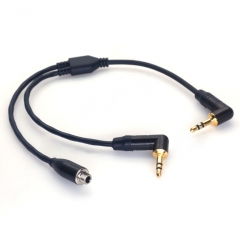 AR59 30cm Timecode and Microphone to Camera Audio Y-type Cable