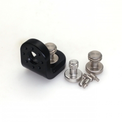 AR51 90° Support Bracket with Thread Hole& Locating Hole*8 with Screws for Mounting Wireless Transmitter/Monitor