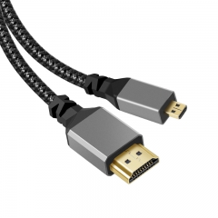 1.5m 4K Micro HDMI Male to Standard HDMI Male Cable