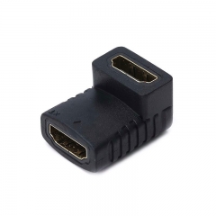 Right Angle HDMI Female to Female Coupler