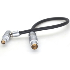 60cm ARRI TRINITY 2 7 Pins Male to 6 Pins Female Power Cable for RED Epic/ GEmini/ SCARLET-W((Straight to Right angle)