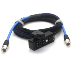 2m D-Tap Male to P-tap 1 to 3 Splitter Cable with SDI Cable