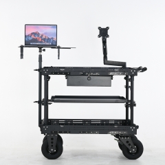 Fluid Hydraulic Display Monitor Support Bracket for Cinemech Video Production Camera Cart