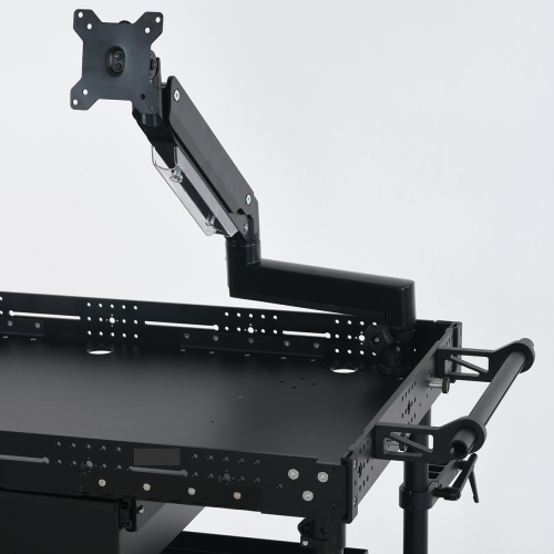 Fluid Hydraulic Display Monitor Support Bracket for Cinemech Video Production Camera Cart