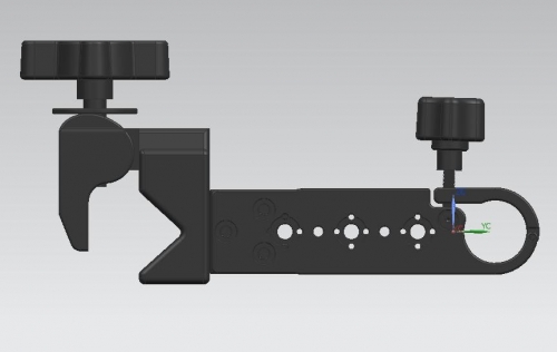 Pvice Single Pipe Connector for Cinemech Video Production Camera Cart