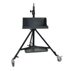 Focus Puller Tripod Stand with VESA Monitor Mount& Casters and Working Plateform Cart