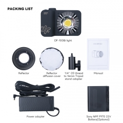 100W 2700-7500K Bi-Color Pocket COB Monolight with App Control