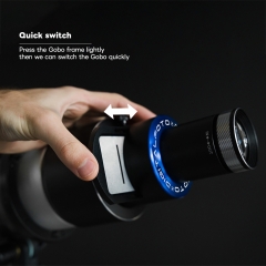 Projection Attachment Snoot With Standard Bowen Mount with 37° Lens for LED Light(GODOX AD400 PRO VL300)