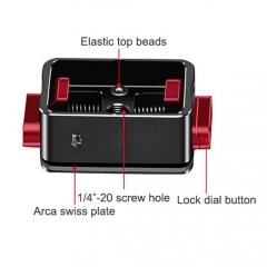 Top and Bottom Quick Release Plate with Arca Swiss Plate for DJI RS2 RS3 RS3PRO RS3 mini