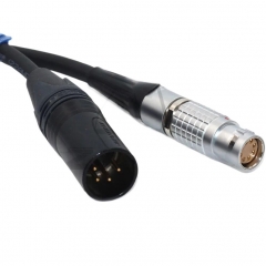 80cm 24-32V 4 Pin XLR Male to ARRI S35 8 Pin Female Power Cable