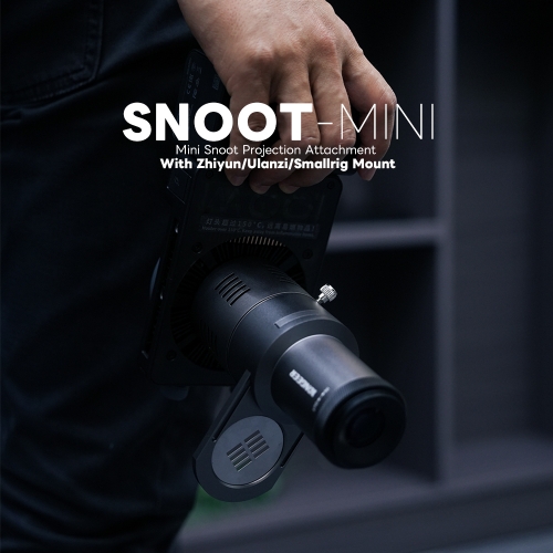 Mini Snoot Projection Attachment With Zhiyun/Ulanzi/Smallrig Mount