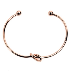 14K Gold Plated Adjustable Infinity "Forever Love" Knot Bracelet Bangle