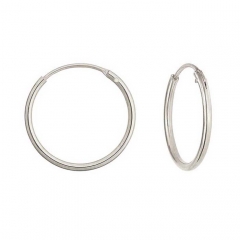 Petite Dedsign 925 Sterling Silver Thin Hoop Earrings for Women