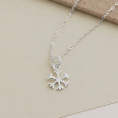 Sterling Silver Snowflake Necklace and Earrings with Best Price