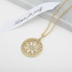 The Purity Mandala Necklace in 925 Sterling Silver