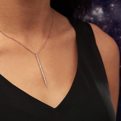 Star Constellation Spike Necklace in 925 Sterling Silver