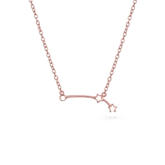 Landou Jewelry Sterling Silver Zodiac Constellation Pendant Necklace