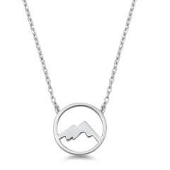 ODM/OEM Jewelry New Arrivals Sterling Silver Mountains Necklace