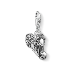 Customized Jewelry TS Sterling Silver 1423-643-11 Charm Pendant Elephant